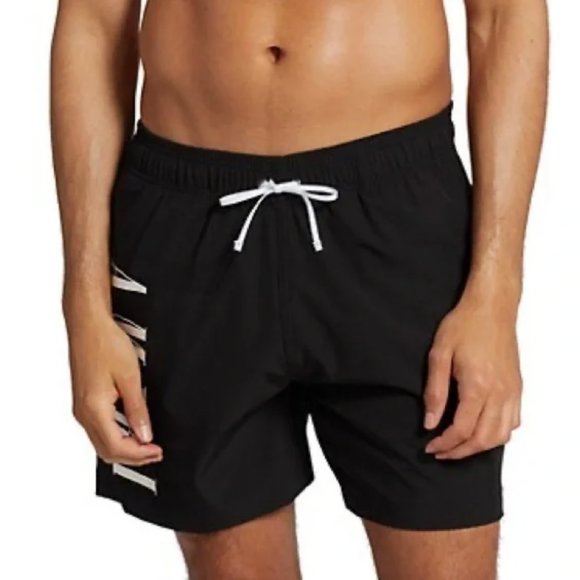 AMIRI Other - Amiri Men’s Black Vertical Logo Swim Trunks Size Large NWT